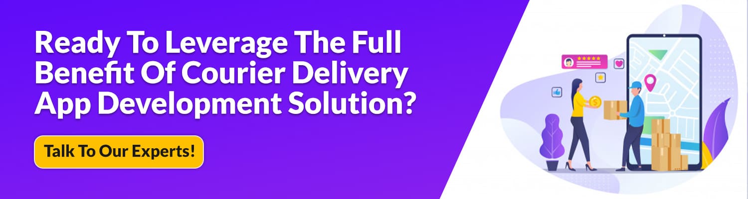 courier delivery app development 