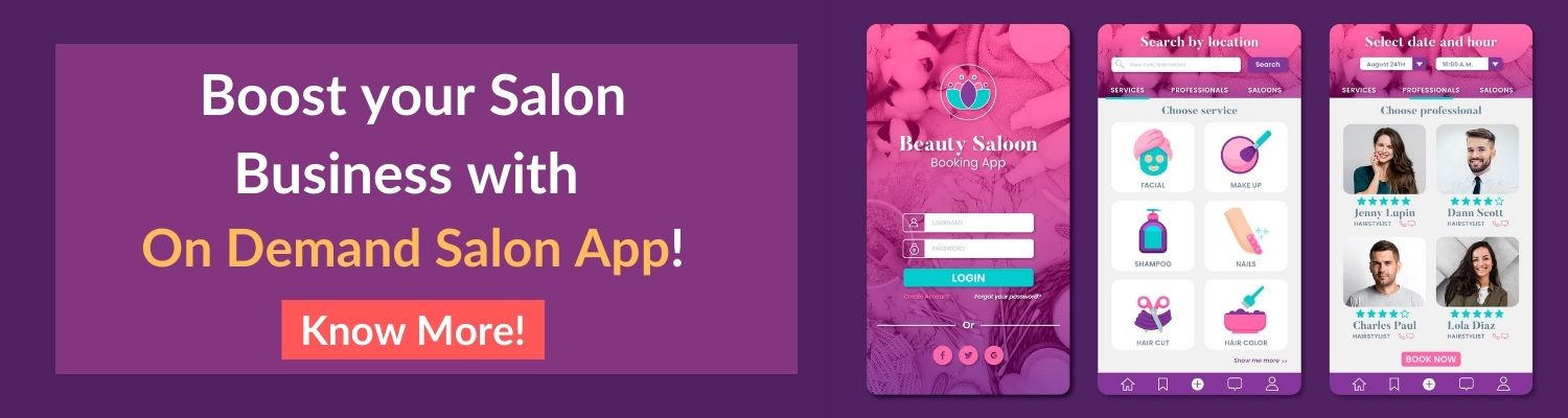 On Demand Salon App Development