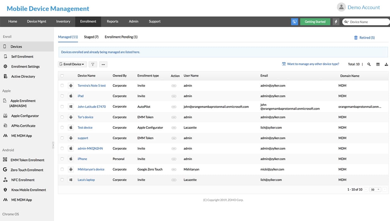 Enterprise mdm software development