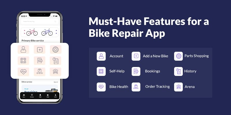 bike repair app development services